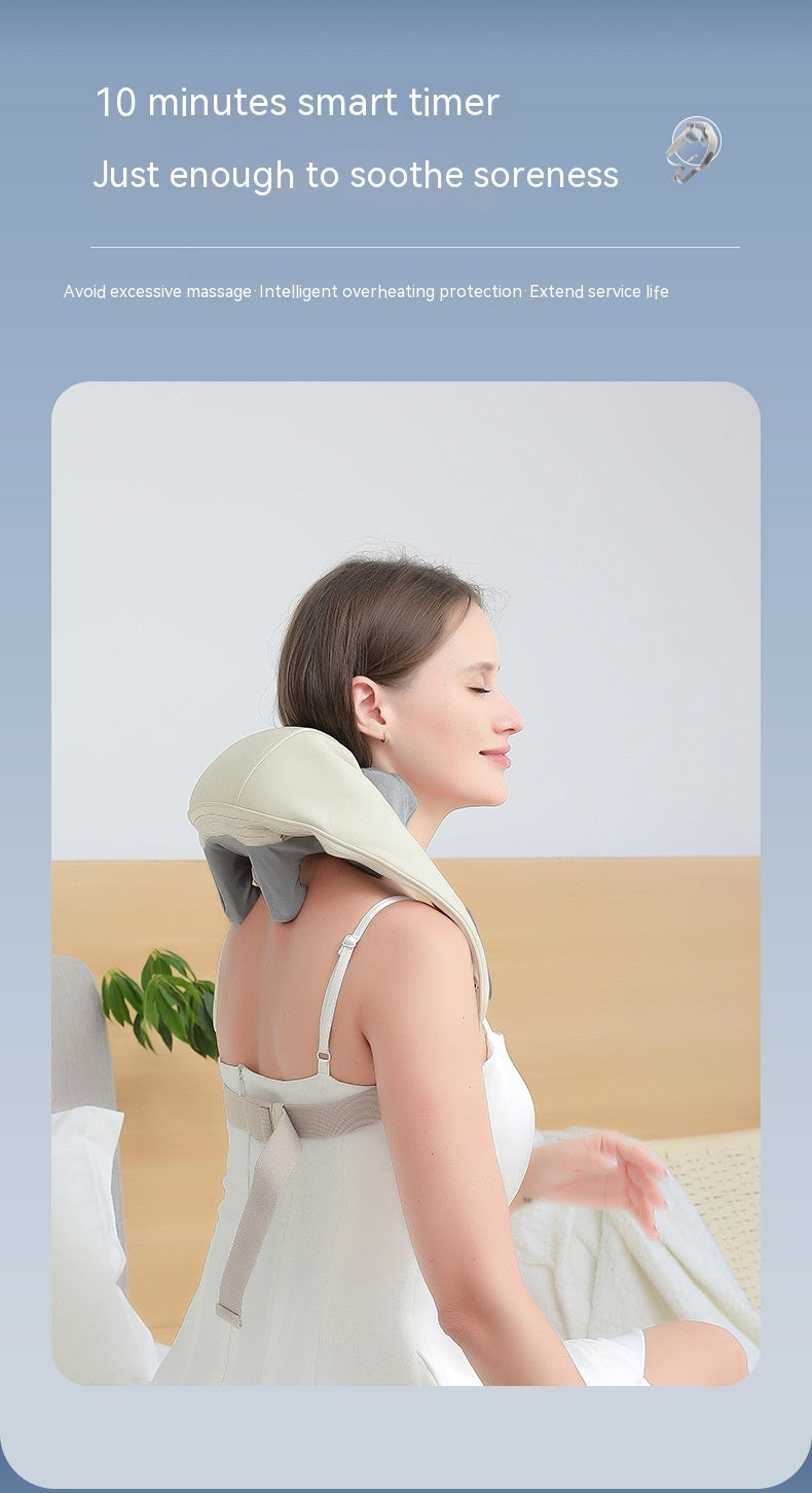 Shoulder And Neck Massage Instrument Neck Massager Neck Lifting Hot Compress Dredging Neck Trapezoid Muscle Clip Kneading ( Free Shipping UAE )