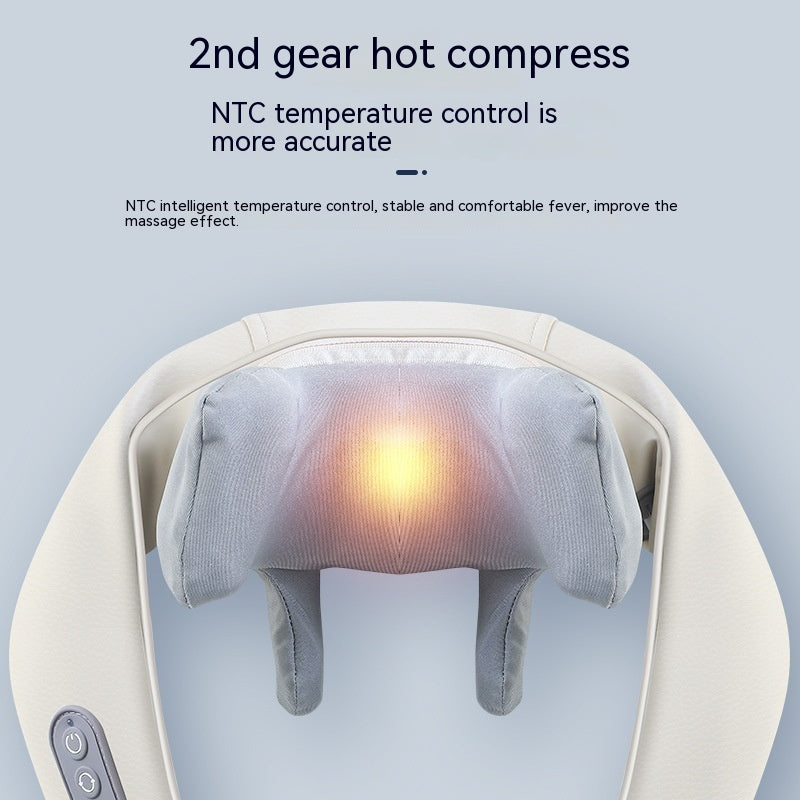 Shoulder And Neck Massage Instrument Neck Massager Neck Lifting Hot Compress Dredging Neck Trapezoid Muscle Clip Kneading ( Free Shipping UAE )