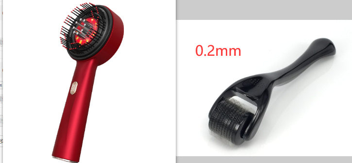 Electric Massage Comb Home Scalp Drain Comb Red Light Anti-slip Hair Care Multi-functional Massage Comb ( Free Shipping UAE )