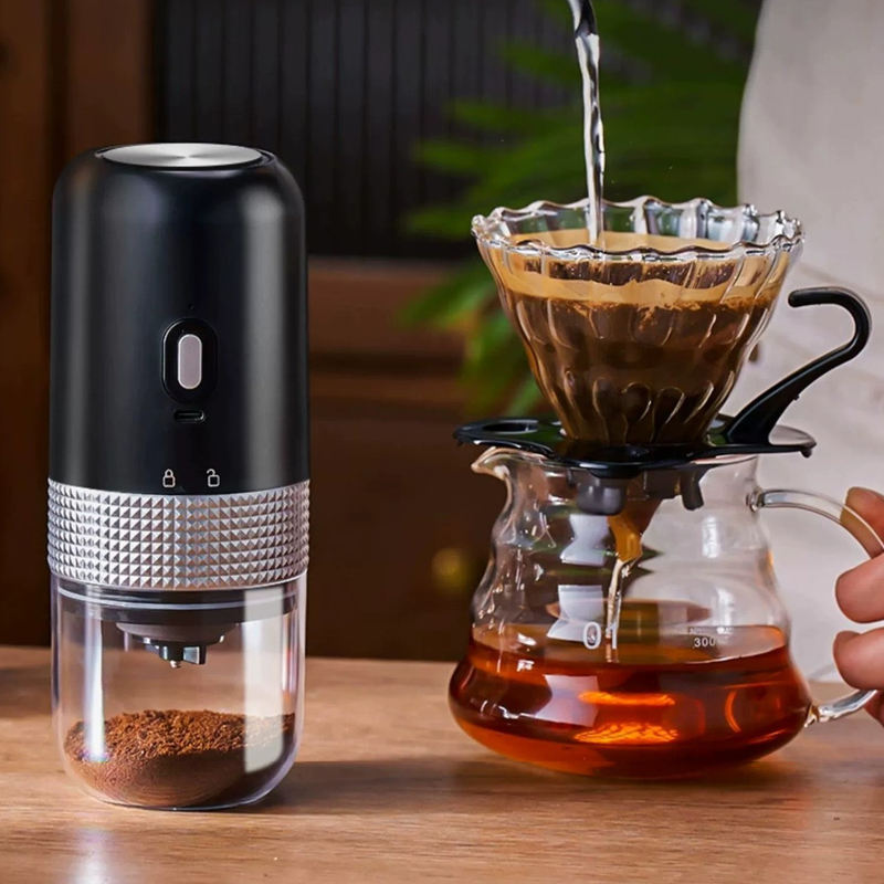 Electric Ceramic Coffee Grinder USB Charging Portable Outdoor Coffee Grinder ( Free Shipping UAE )